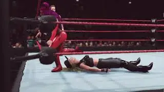 WWE 2K20 Sasha Banks vs Sonya Blade