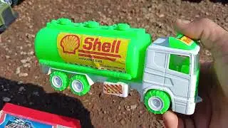 Truk Tronton Super Triball Bongkar Mainan Mobil Mobilan Polisi Mobil Balap Truk Oleng Truk Molen