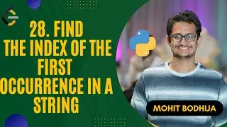 Find the Index of the First Occurrence in a String - (Leetcode-28)
