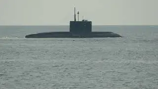 Navy Stock Footage 2021 - Wide Shot Of Us Battleships At Sea With Soldiers On The Stern
