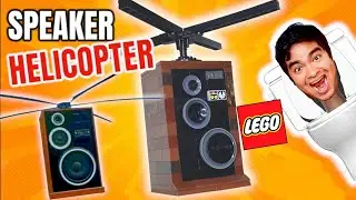 HICE al SPEAKER HELICÓPTERO 🚁 con LEGO de SKIBIDI TOILET