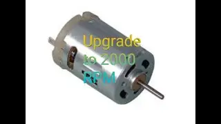 How to upgrade dc motor