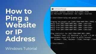 How to Ping a Website or IP Address Using Command Prompt