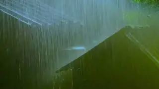 Дождь на крыше Звук дождя для людей, уставших после долгого рабочего дня. Спокойной ночи