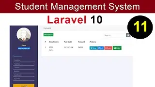 Student Management Project using Laravel 10 Part 11