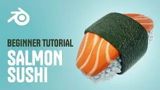 Blender Sushi Tutorial: Modeling, Shading, and Geometry Nodes Made Simple