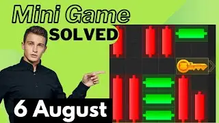 Minigame 6 August solved Hamster Combat Puzzle Key Price