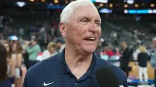 Bob Hurley Reacts to UConn's Elite Eight Win vs Gonzaga