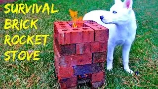 Brick Rocket Stove - Survival tips #35