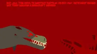 SCP-682 (The Hard To Destroy Reptile) Vs SCP-939 (With Many Voices) (Minecraft Version/Dc2)