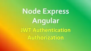 Angular JWT Authentication with Node.js Express and MySQL example