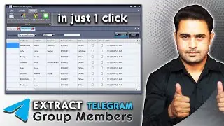 Telegram group member ko kaise extract kare | export telegram group members to excel