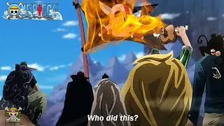 Shanks’ Reaction to Bartolomeo Burning His Flag and Replaced With Straw Hat Pirates Flag