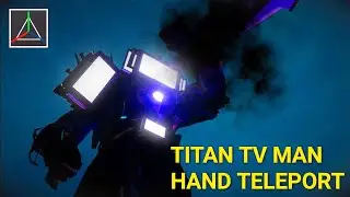 What if Titan TV man hand teleport tutorial was create in prisma 3d skibidi toilet