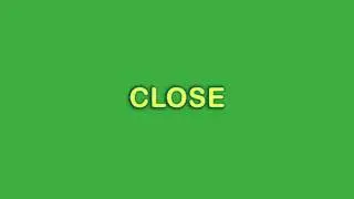 Close Neon light green screen