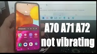 Samsung A70 or A71 and A72 not vibrating | Vibration not working in samsung A70 or A71 and A72