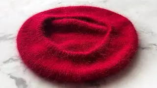 🔥✨Fluffy beret from mink fluff from the top of the head! Knitting