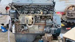 BHARAT BENZ 2523 Tipper FULL Engine REPAIRING TUTORIAL. 