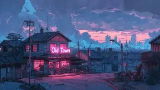 Soothing Lofi Hip Hop Beats 🌸 1980 & 90s Ambience Nostalgic Japanese Town Vibes ✨ Lofi Rain Playlist