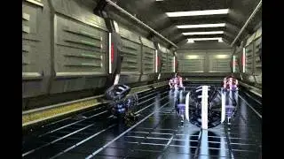 Blender 2.65: Sphere bots with background botched explosion