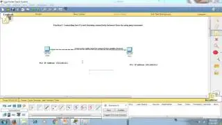 Connecting two pcs using CISCO Packet Tracer