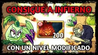 Plants Vs Zombies 2/Consigue A Infierno-Inferno Con Un Nivel Modificado