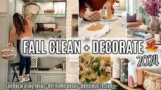 COZY FALL CLEAN & DECORATE 2024 to TRANSFORM YOUR HOME FOR AUTUMN | 3 Fall DIYs + Recipe
