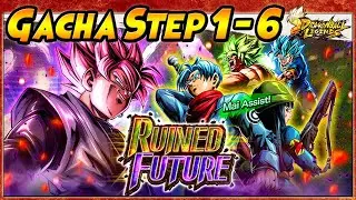 [🔴LIVE] GACHA FULL STEP LF SS ROSE GOKU BLACK - DragonBall Legends