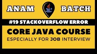 #19 Core Java Tutorial for Beginners | Recursion & STACKOVERFLOW