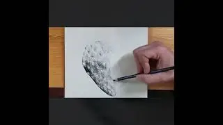 Speeddraw - Charcoal Hand Drawing - Strawberry Portrait