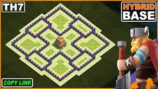 NEW BEST! TH7 Base 2025 with Copy link | Town Hall 7 Hybrid/FARMING Base - Clash of Clans