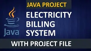 2/14 - Electricity Billing System | Java Project | Creating Splash Class