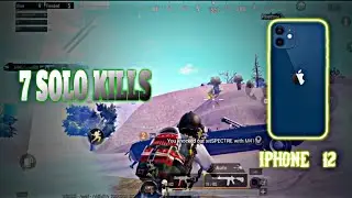 FIRST MATCH WITH IPHONE 12 😍 7 Solo Kills Domination in Scrims.