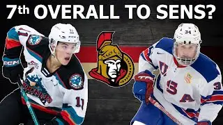 Who Do the OTTAWA SENATORS pick at No. 7? 2024 NHL Draft