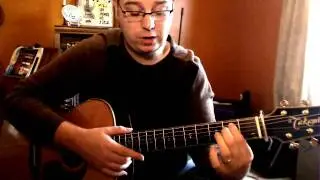 The first 5 basic guitar chords G, Em, C, Am, and D Guitar lesson