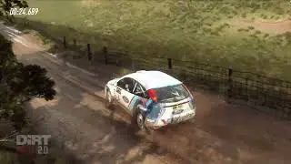 Dirt Rally 2.0 controller perfection...until a crash...