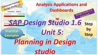 SAP Advanced Design Studio 1.6 : Unit 5 : Planning Design studio: Practical Examples