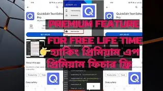 #Quick Editor #premium life time for free 2024