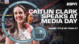 Caitlin Clark said ‘a championship’ would make this season successful | NBA Today
