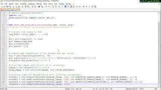 【PYTHON OPENCV】Adaptive thresholding