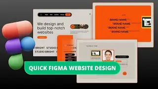 ONE PAGE WEBSITE DESIGN IN FIGMA - Watch this with your morning coffee 😌