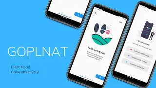 GOPLANT:flutter onboarding UI for Tree plantation and tracking APP