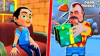 НОВЫЕ НОВОГОДНИЕ ПРАНКИ в Dark Riddle 2 Story Mode ПОХОЖАЯ Игра на Hello Neighbor