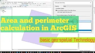 how to calculate area and perimeter of polygon in ArcGIS