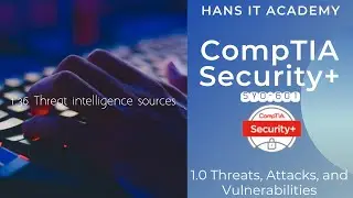 Domain 1.36: Threat intelligence sources - CompTIA Security+ SY0 601