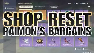 Genshin Impact SHOP RESET PAIMON'S BARGAINS for December 2022