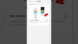 TikTok Dark mode update || Dark Appearance on #TikTok