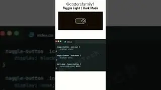 Toggle light and dark mode 