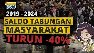 Saldo Tabungan Masyarakat Turun 40%