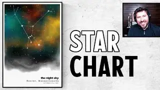 Inkscape Tutorial: How to Make Watercolor Star Chart | Night Sky Star Map (Stellarium Data)